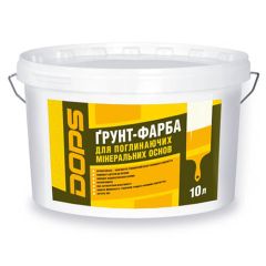 Грунт-фарба для всмоктуючих мінеральних підстав DOPS ГС-18